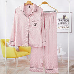 Women's 2 Piece Sleepwear Set Silk Satin Pajamas Victoria's
