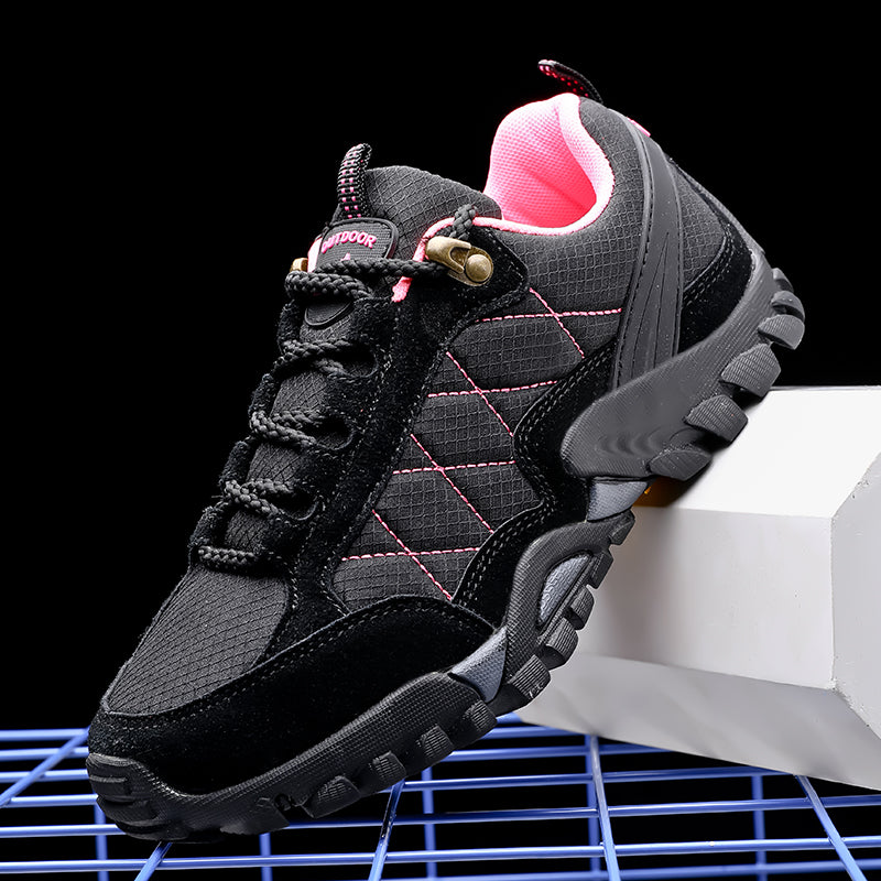 New style suede leather outdoor waterproof hiking shoes women's shoes