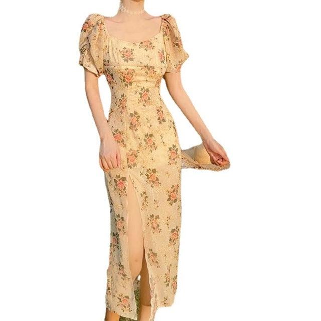 فساتين صيفية للنساء الكاجوال 2023 فساتين أنيقة طويلة ناعمة لحفلات بوهو ريترو رسمية على الطراز الكوري للشاطئ