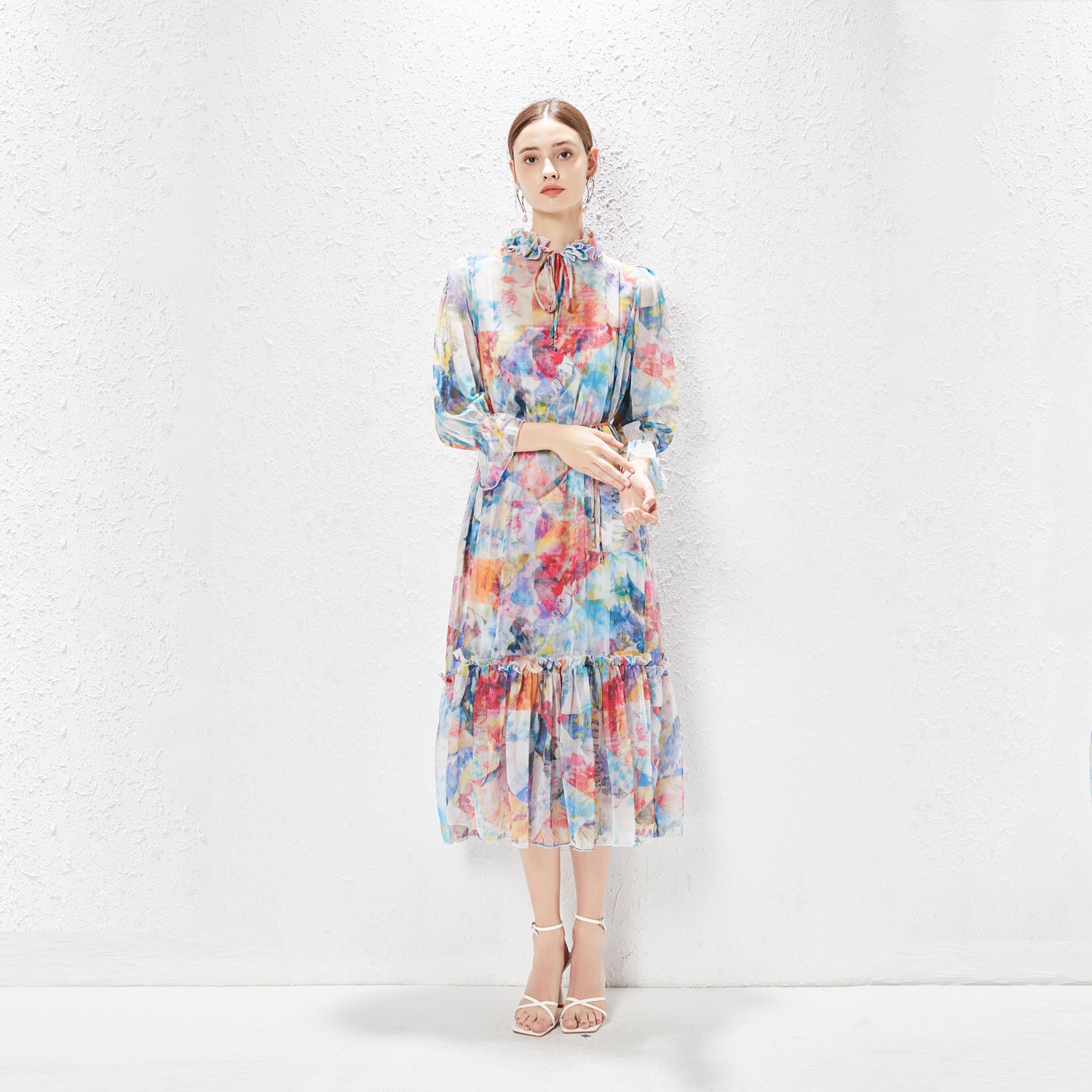 6286 high-quality spot summer new women's clothing Australian niche mage temperament dress elegant two-piece long skirt