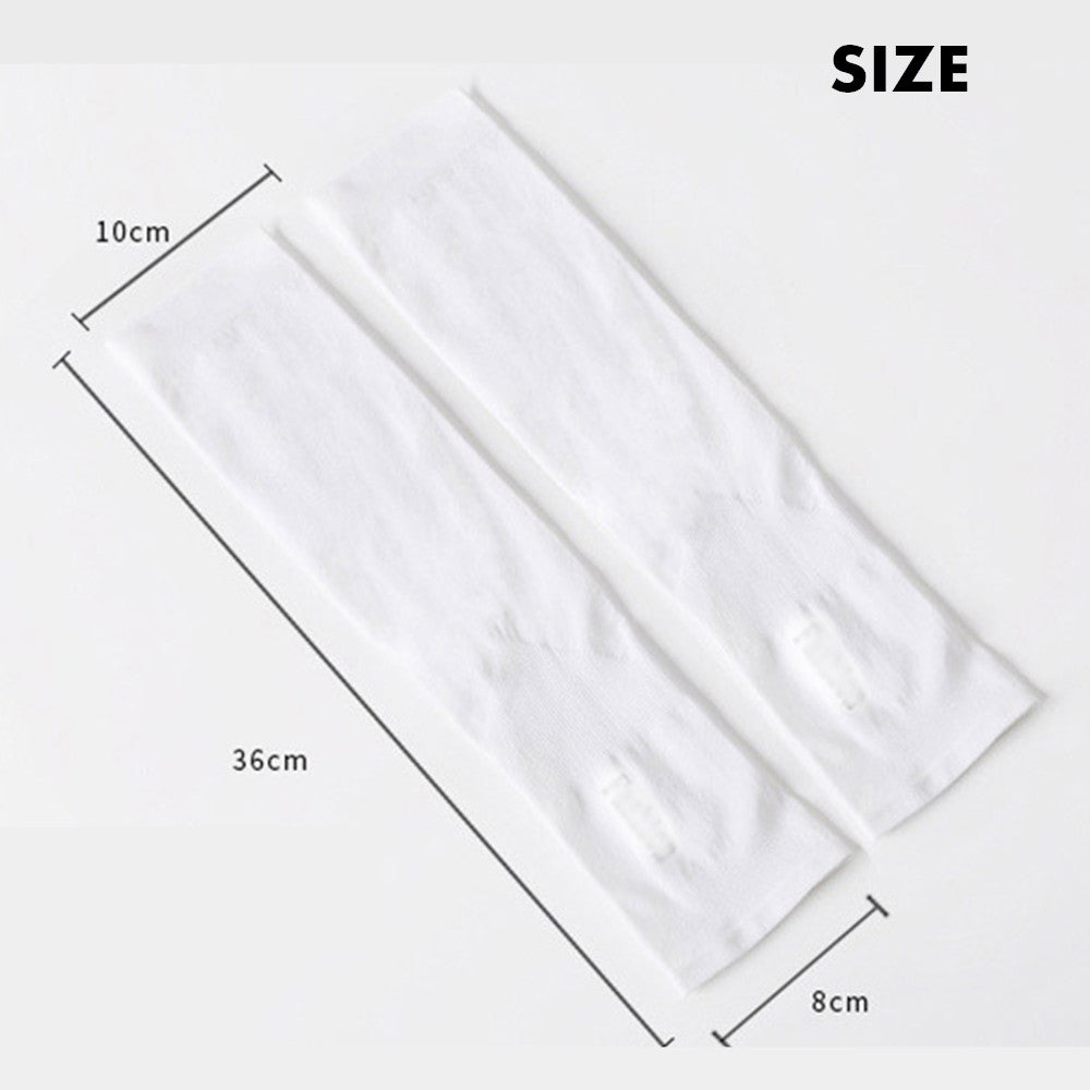 Men’s Women’s White outdoor arm sleeve Cycling Bicycle Riding Basketball Baseball Football Shooter Tennis Outdoor Research Hiking Fishing Arm Sleeve