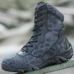 Men's desert men's work shoes ankle boots outdoor waterproof hiking camping