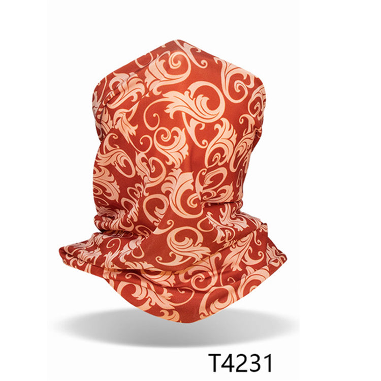 New UV Protection Cycling Balaclava Scarf Outdoor Sports Breathable bib Fishing Hiking Neck Gaiter sunscreen ice silk turban Bib seamless headscarves