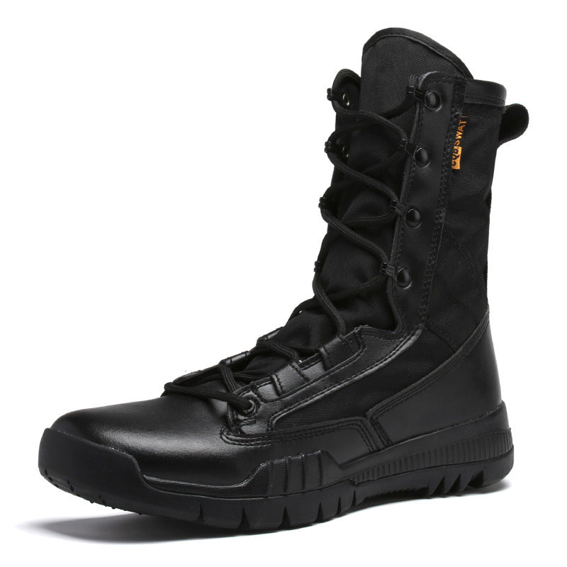 Spring and autumn  -top hiking boots outdoor men's  -top military boots training shoes sports shoes tactical boots