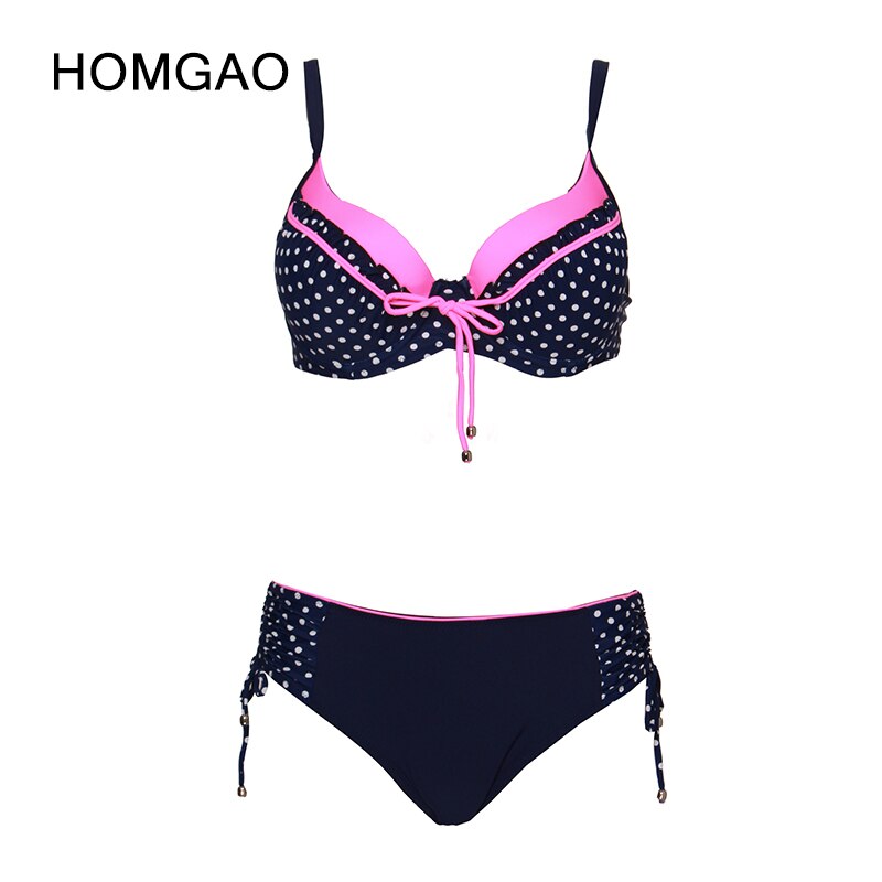 HOMGAO رفع Ruched البيكينيات ملابس النساء مثير قطعتين المايوه المرقعة البطن تحكم ثوب السباحة 2022 الإناث مجموعة L-4XL