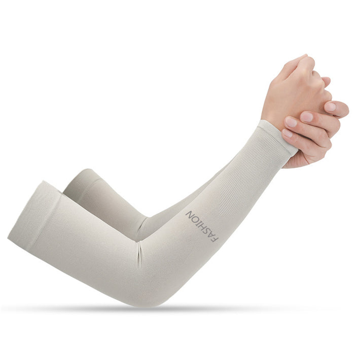 Men’s Women’s White outdoor arm sleeve Cycling Bicycle Riding Basketball Baseball Football Shooter Tennis Outdoor Research Hiking Fishing Arm Sleeve