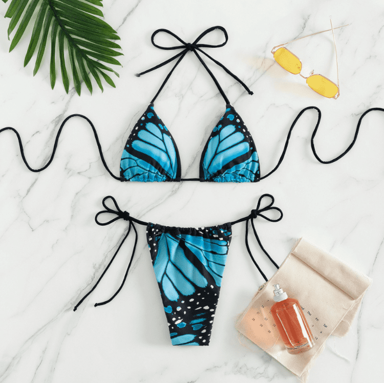 New swimsuit strappy bikini European and American style beach split swimsuit