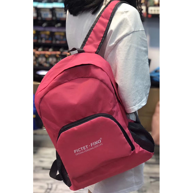 Folding backpack can store folding backpack portable travel backpack outdoor sports daily backpack light travel bag