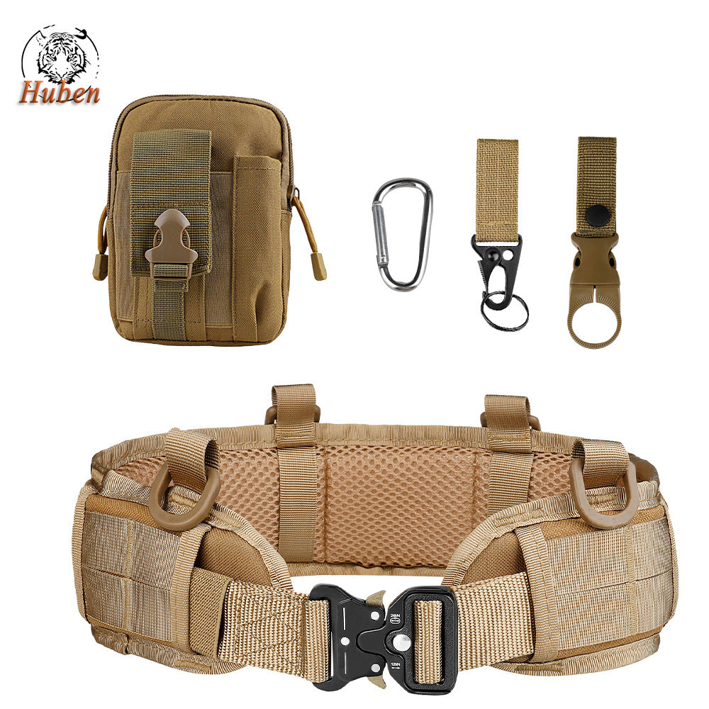 Multifunction Outdoor MOLLE Tactical Battle Belt Hunting Set Belt Military Inner Waist Belt With Phone Tool Bag For CS Shooting