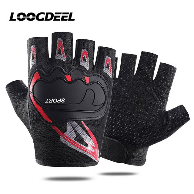 ycling Half Finger Gloves High Elastic Anti-slip Breathable Shockproof Outdoor Fishing Running Hiking Sports Gloves