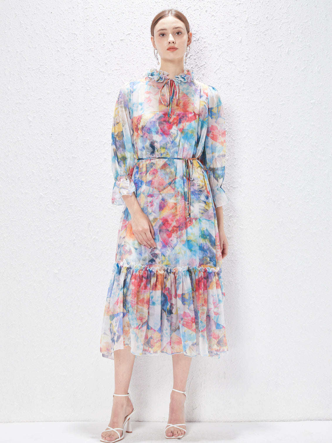 6286 high-quality spot summer new women's clothing Australian niche mage temperament dress elegant two-piece long skirt