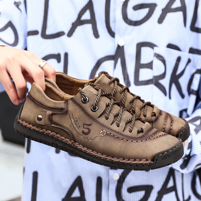 DUDE Jeep/Jeep hiking shoes men's breathable non-slip travel shoes summer middle-aged sports men's shoes outdoor hiking shoes