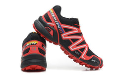 Black, red and white Salomon outdoor casual retro Speed Cross III  surface hiking sneakers men's hiking shoes 40-46