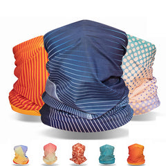 New UV Protection Cycling Balaclava Scarf Outdoor Sports Breathable bib Fishing Hiking Neck Gaiter sunscreen ice silk turban Bib seamless headscarves