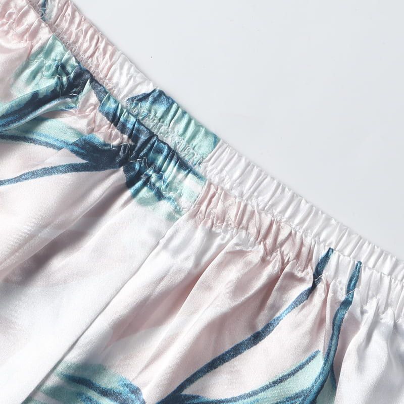 Women's summer simulation silk hanging tape pajamas vest nightdress home service life underwear cross-border supply new 7362