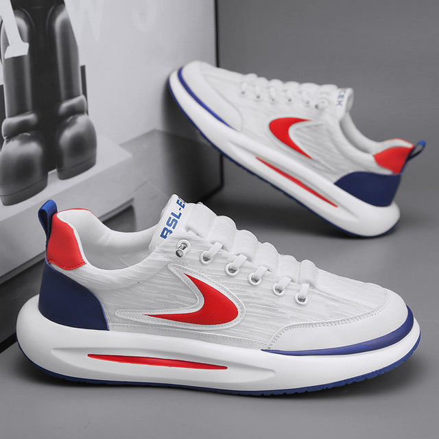 2023 new trendy sports shoes men's mesh breathable casual all-match lightweight shoes men's summer men's shoes flow sports shoes men's mesh breathable