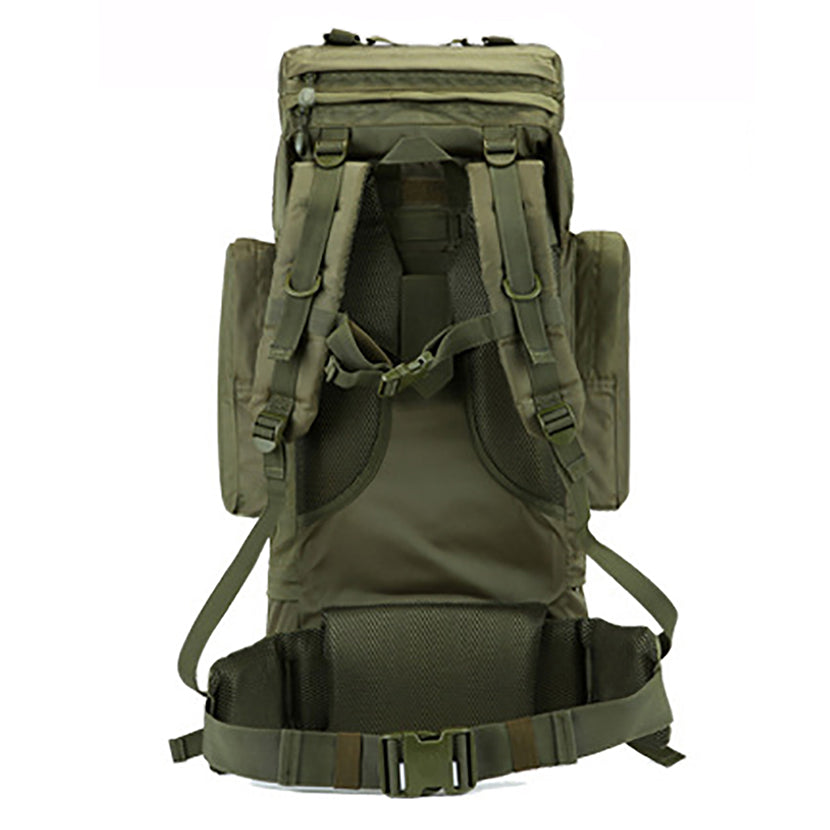 YY 70L Large Capacity Military Tactical Backpack Men's Mountaineering Backpack Oxford Backpack Men's Waterproof Travel Bag