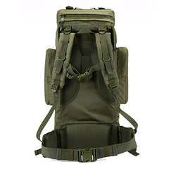 YY 70L Large Capacity Military Tactical Backpack Men's Mountaineering Backpack Oxford Backpack Men's Waterproof Travel Bag