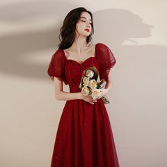 Toast clothing bride female 2022 new summer pregnant women return to the door clothing was thin red wedding thank you banquet dress skirt