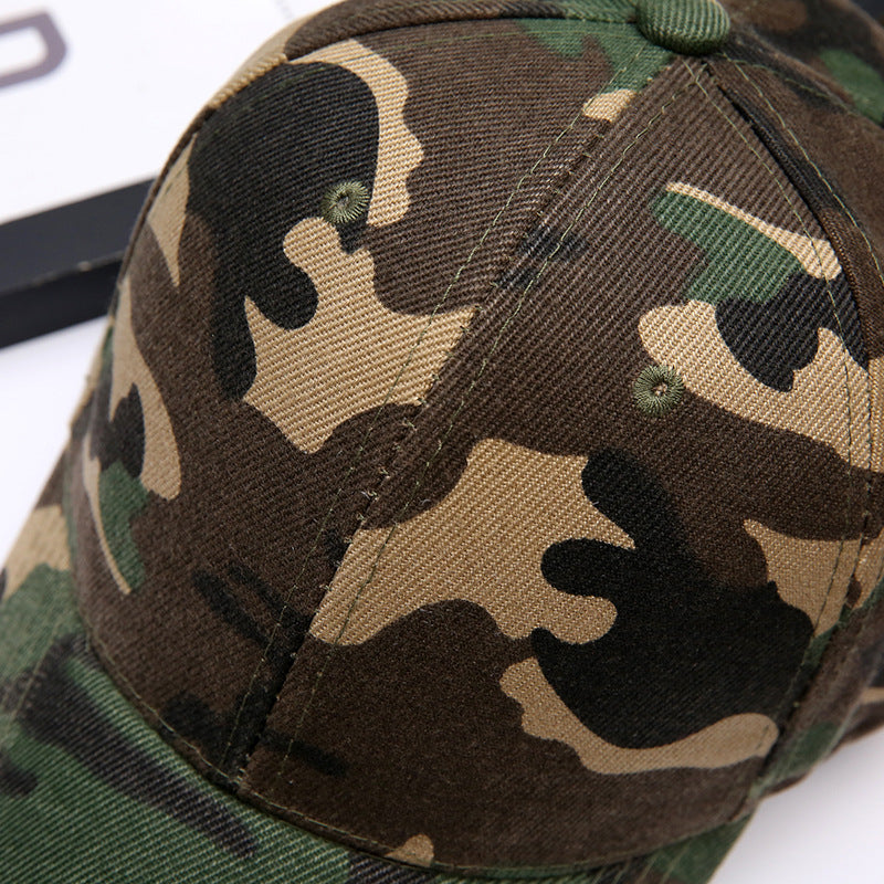 2020 New Spring Summer Adjustable Tactical Military Camouflage Cap Baseball Cap Outdoor Hiking Breathable Duck Tongue Hat