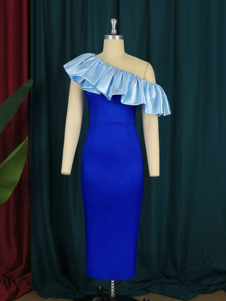 Women Dress Off Shoulder Party Bodycon Shiny Patchwork Tulle Sexy Sheath Evening Birthday Celebrity Runway Night Out Robes Gowns