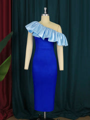 Women Dress Off Shoulder Party Bodycon Shiny Patchwork Tulle Sexy Sheath Evening Birthday Celebrity Runway Night Out Robes Gowns