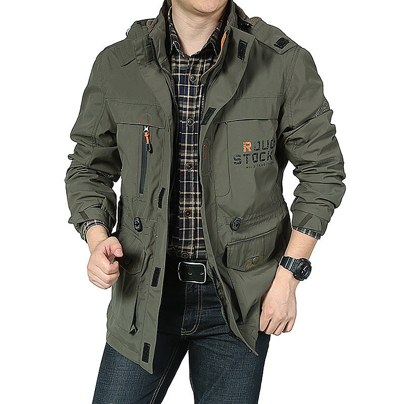 Autumn Men's Casual Jacket Outdoor Military Jacket Mountaineering Suit Thin Factory Direct Sales