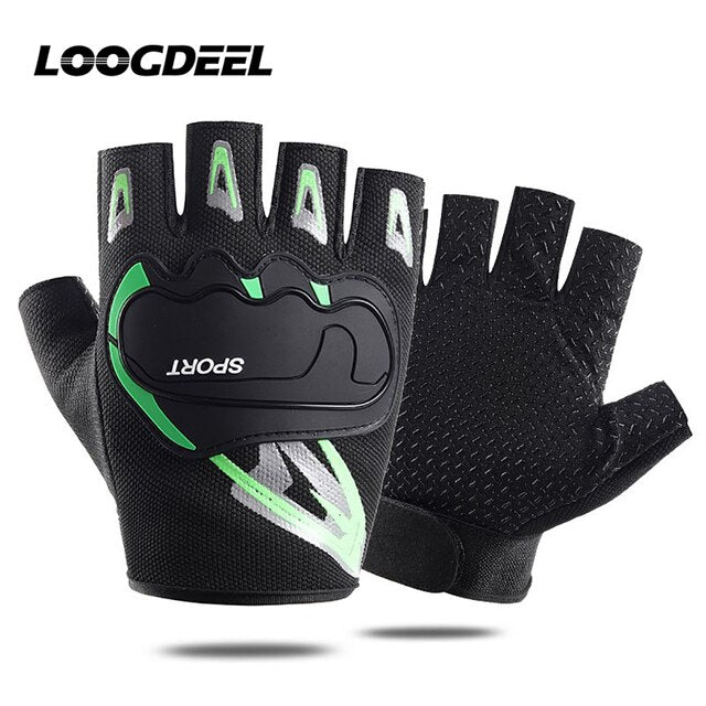 ycling Half Finger Gloves High Elastic Anti-slip Breathable Shockproof Outdoor Fishing Running Hiking Sports Gloves