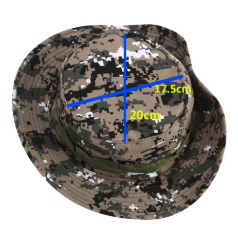 Tactical Army Fisherman Hat Army Fisherman Hat Military Training Visor Outdoor Sports Camouflage Hat Hunting Hiking Hunting Outdoor Hat