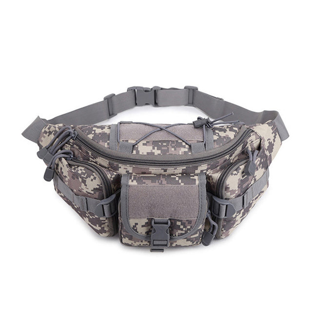 SS Outdoor Waist Bag Men's Tactical Waterproof Molle Camouflage Hunting Hiking Mountaineering Nylon Phone Belt Bag Combat Bag