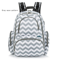 Multifunctional Waterproof Mummy Bag Large Capacity Backpack Simple Three-Piece Set European and American Mother and Baby Backpack