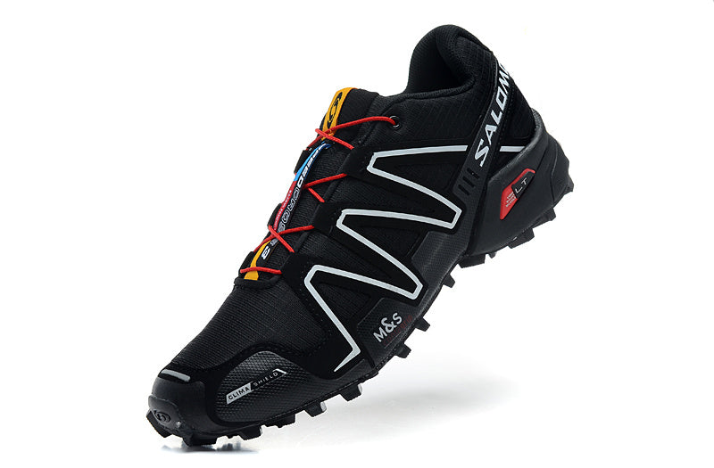 Outdoor Salomon 1st generation black and white sports leisure hiking shoes running shoes size 40-46