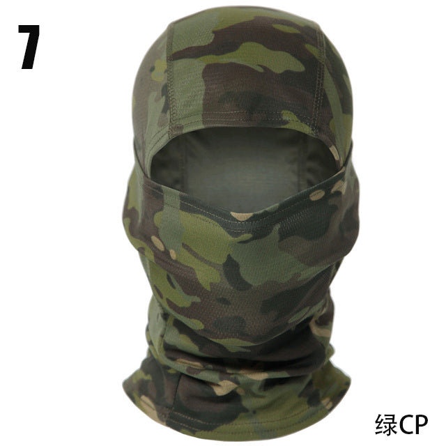 gt hot selling new tactical camouflage balaclava full face mask combat game CP military cap hunter bicycle bicycle army multi-camera hood neck cover