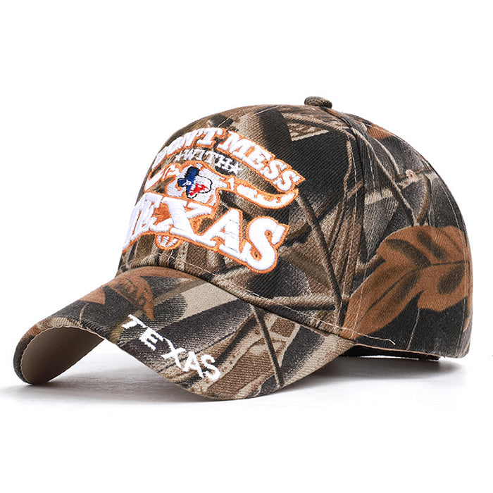 New Camo Bullfight Baseball Cap TEXAS Fishing Caps Men Outdoor Hunting Camouflage Jungle Hat Airsoft Tactical Hiking Casquette Hats