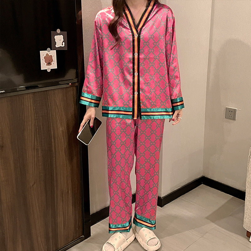 Spring and Autumn New Ladies   Class Comfortable Casual Long Sleeve Homewear Set