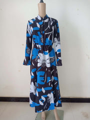 فستان نسائي أفريقي جديد مقاس كبير تنورة طويلة أنيقة للسيدات رداء بوهو ملابس الحفلات