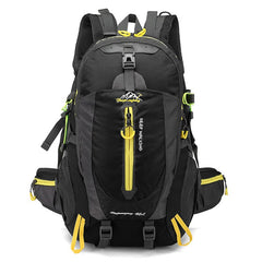 Men 40L waterproof backpack travel pack  Hiking sports bag pack Outdoor Climbing Mountaineering Camping backpack for male