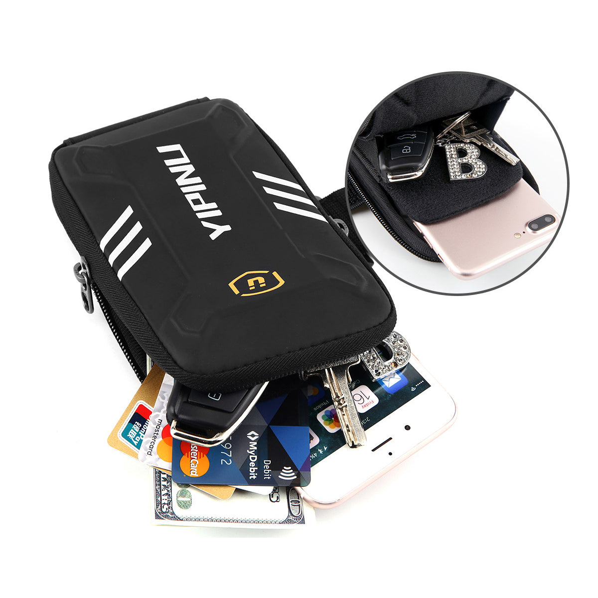 Waterproof  Reflective Running Bag Phone Case Case Sports Armband  Bag Cycling Hiking Fitness  Bag