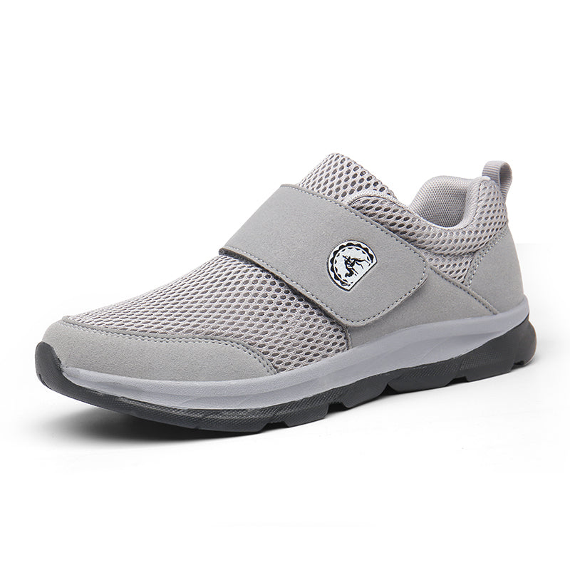 Men's Outdoor Hiking Shoes Mesh Breathable Slip-ons Sneakers Comfortable Middle-aged And Elderly Walking Shoes  Hiking Shoes Size 38-46