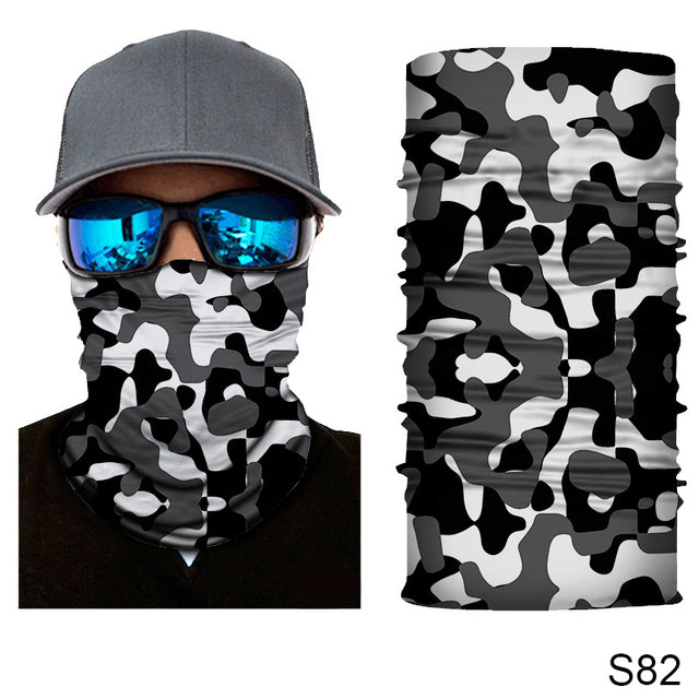 Camouflage Cycling Face Mask Tactical Military Scarf Neck Gaiter Men Seamless Bandana Women Headband Balaclava Tube Face Shield