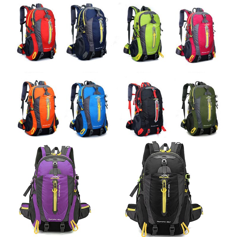 Men 40L waterproof backpack travel pack  Hiking sports bag pack Outdoor Climbing Mountaineering Camping backpack for male