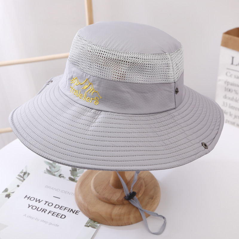 UPF 50+ Sun Hat Bucket Summer Men Women Fishing boonie Hat Sun UV Protection Long Large Wide Brim Bob Hiking Outdoor Beach Cap casual hat