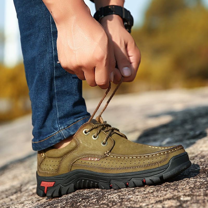Men's shoesLeather men's casual shoesOutdoor hiking shoes