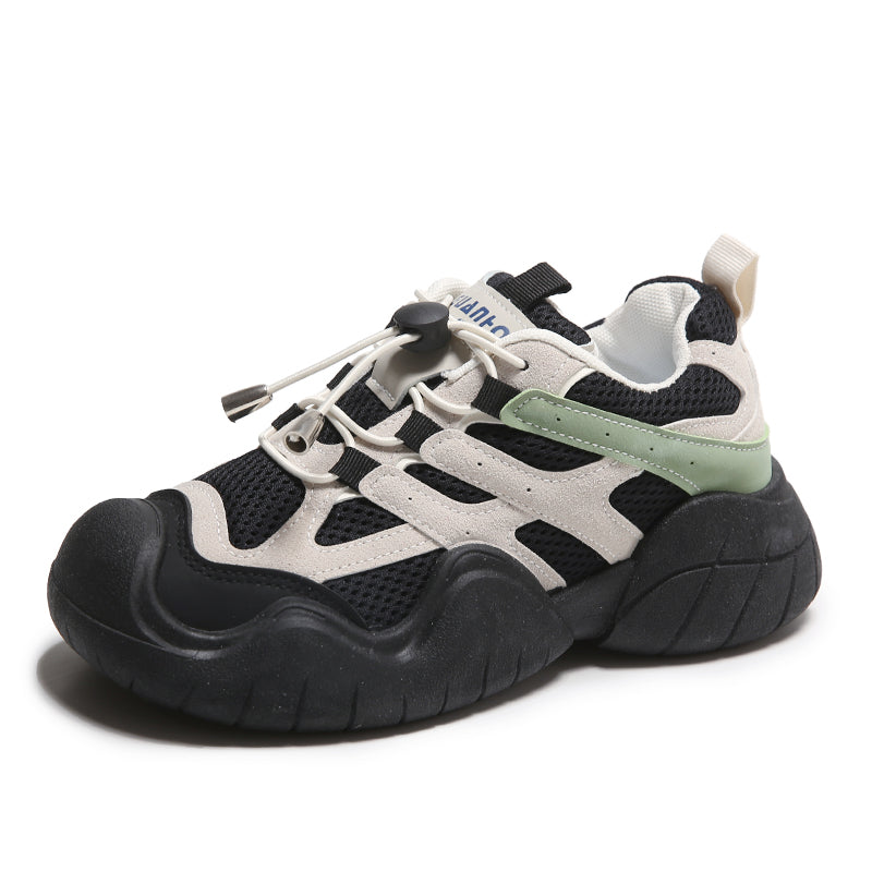 Casual Shoes Ladies Sports Shoes Outdoor Hiking Shoes Breathable  Lace-Up Women's Shoes