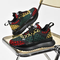 Dad shoes 2022 new fashion trend thick-soled men's shoes breathable casual sports shoes men's shock-absorbing lightweight outdoor running shoes