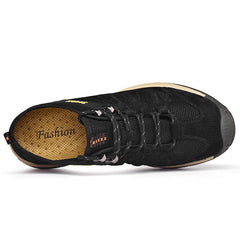 Casual shoes summer 2022 plus size men's shoes running outdoor mesh breathable hollow hiking shoes soft bottom hiking shoes