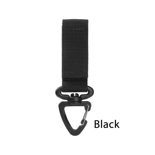 VV Ribbon Backpack Buckle Carabiner Attached Quick Pull Kettle Hanger Outdoor Camping Hiking Accessories