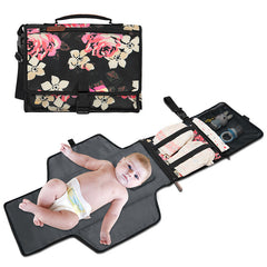 Portable baby changing pad, outdoor changing pad, travel light and thin changing pad bag, multifunctional changing pad
