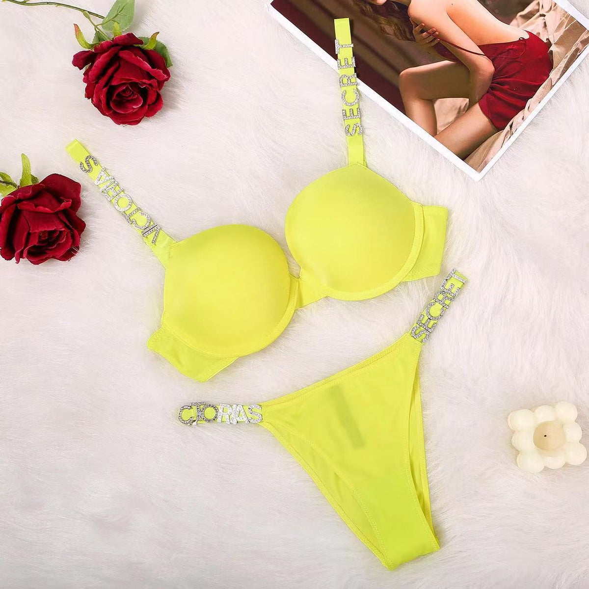 Victoria Bra and Underwear Set 8060