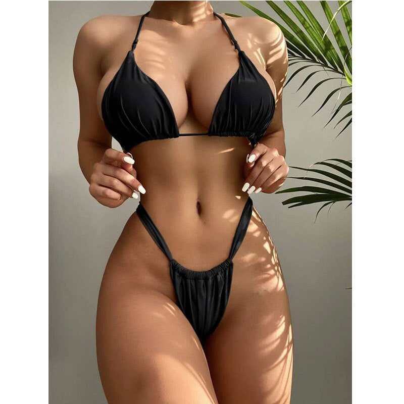 European and American swimsuit women's new style split bikini bikini sexy